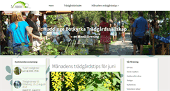 Desktop Screenshot of hu-bo-tradgard.org